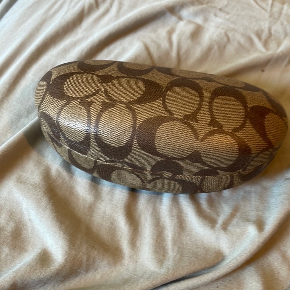 Vintage Coach hard-sided Eyeglass Case